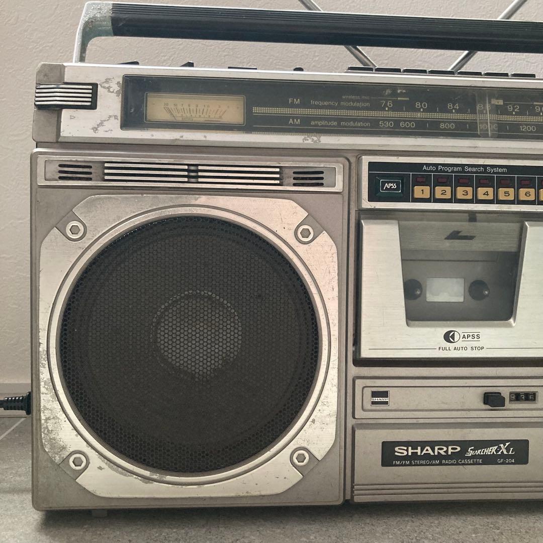 SHARP ラジカセ SEARCHER-XL GF-204 昭和レトロ