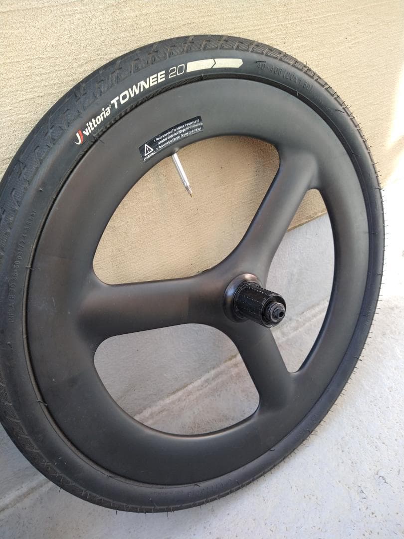 ICAN カーボンバトンホイール前後セット 20インチ451ディスクブレーキ用