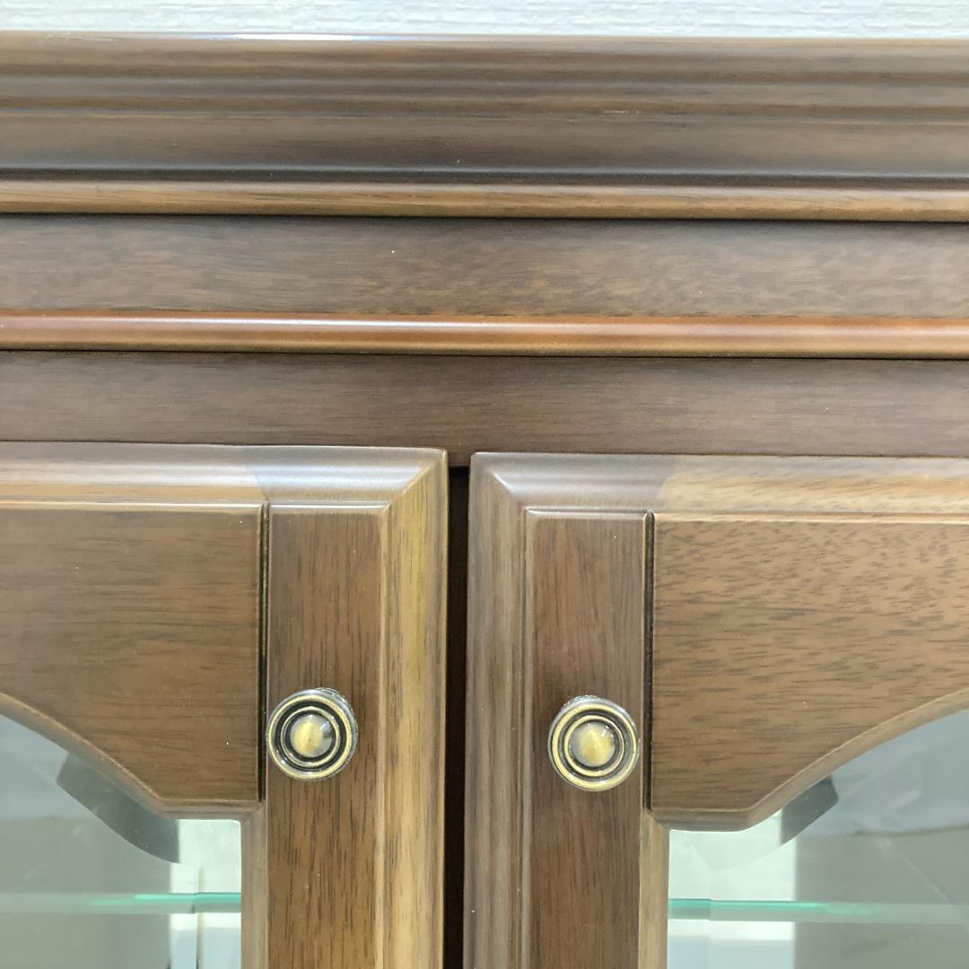 【マルニ】照明付き　サイドボード　キャビネット　飾り棚　リビングボード