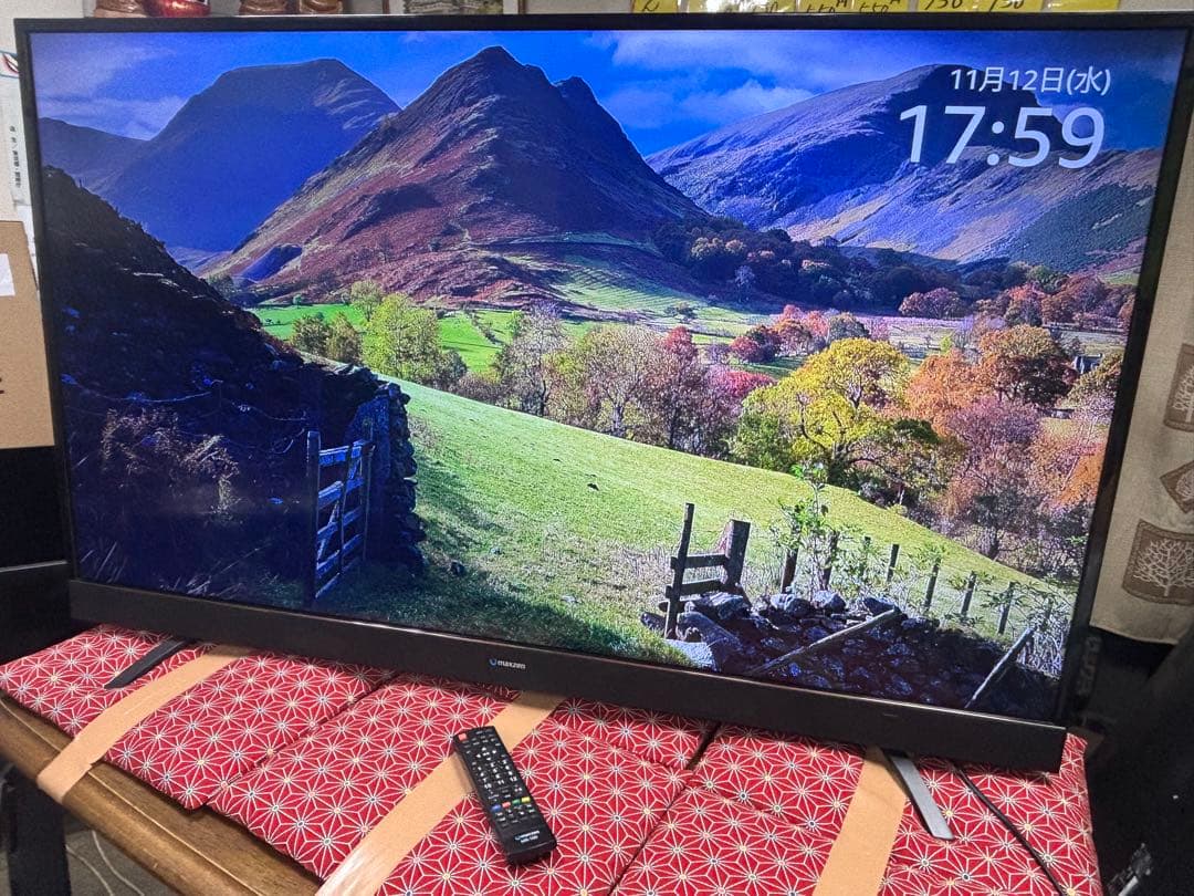 液晶テレビ 55インチ 4K マクスゼン 55型 TV maxzen超美品