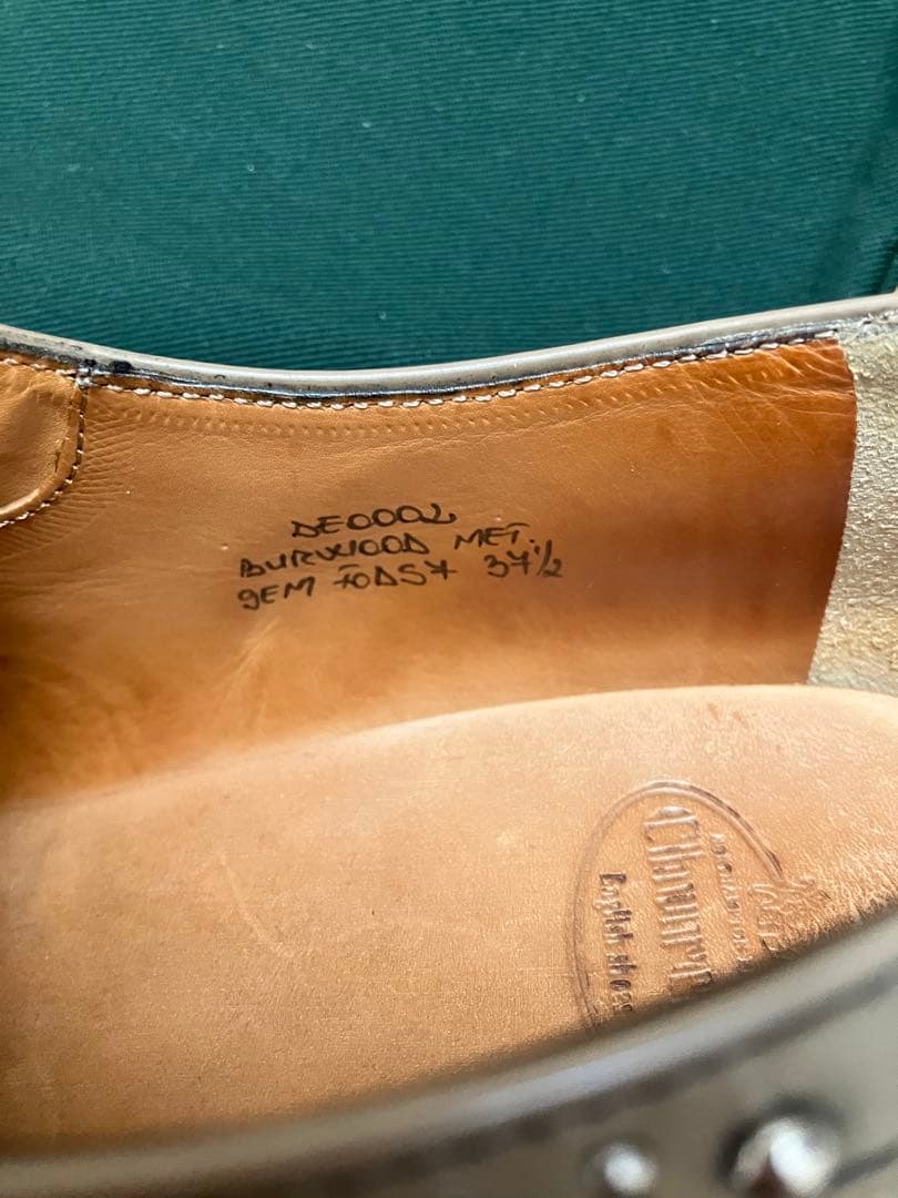 Church’s チャーチ Burwood グレーシューズ　スタッズ37.5