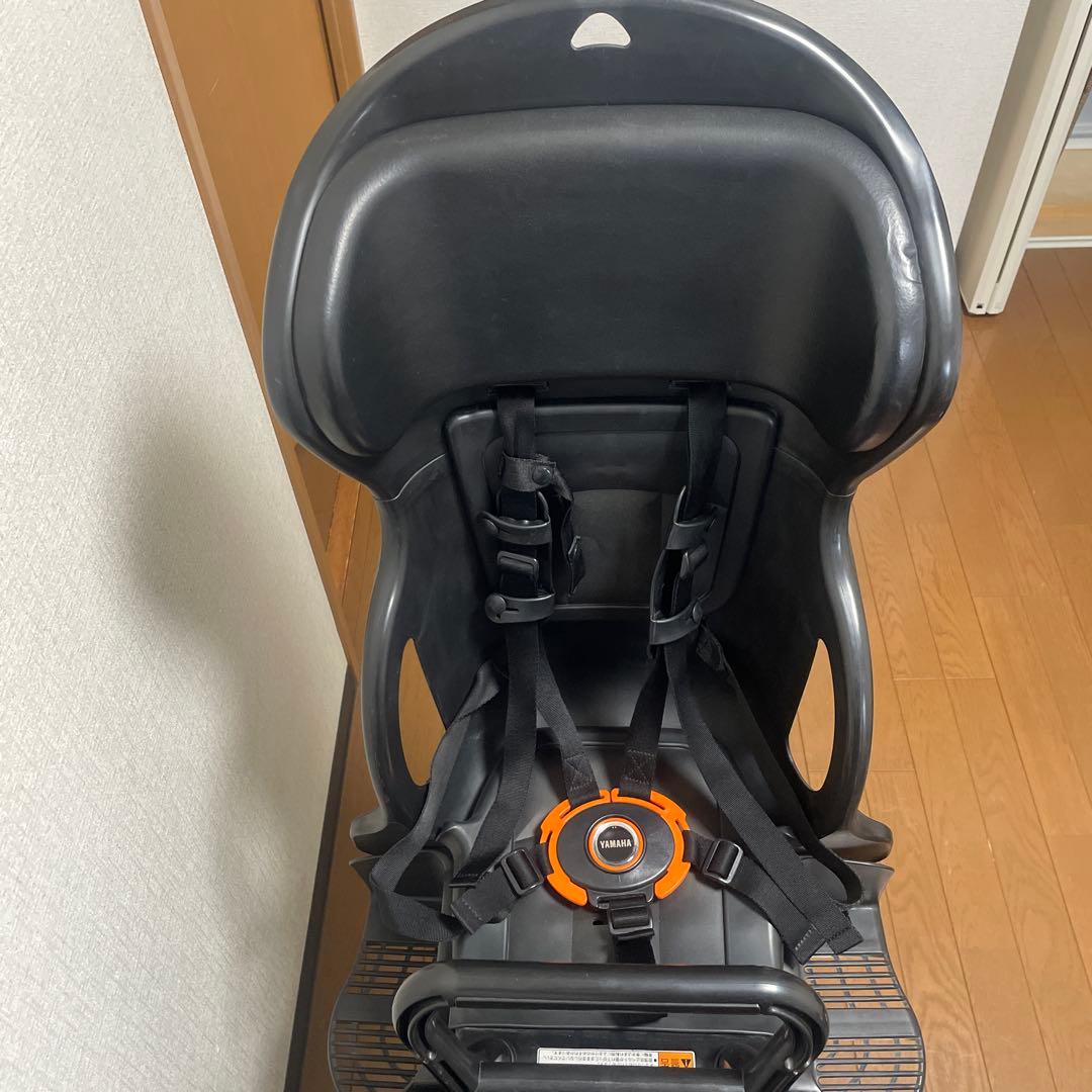 【all mom】ヤマハ 電動自転車 黒 キッズシート付き 子供乗せ