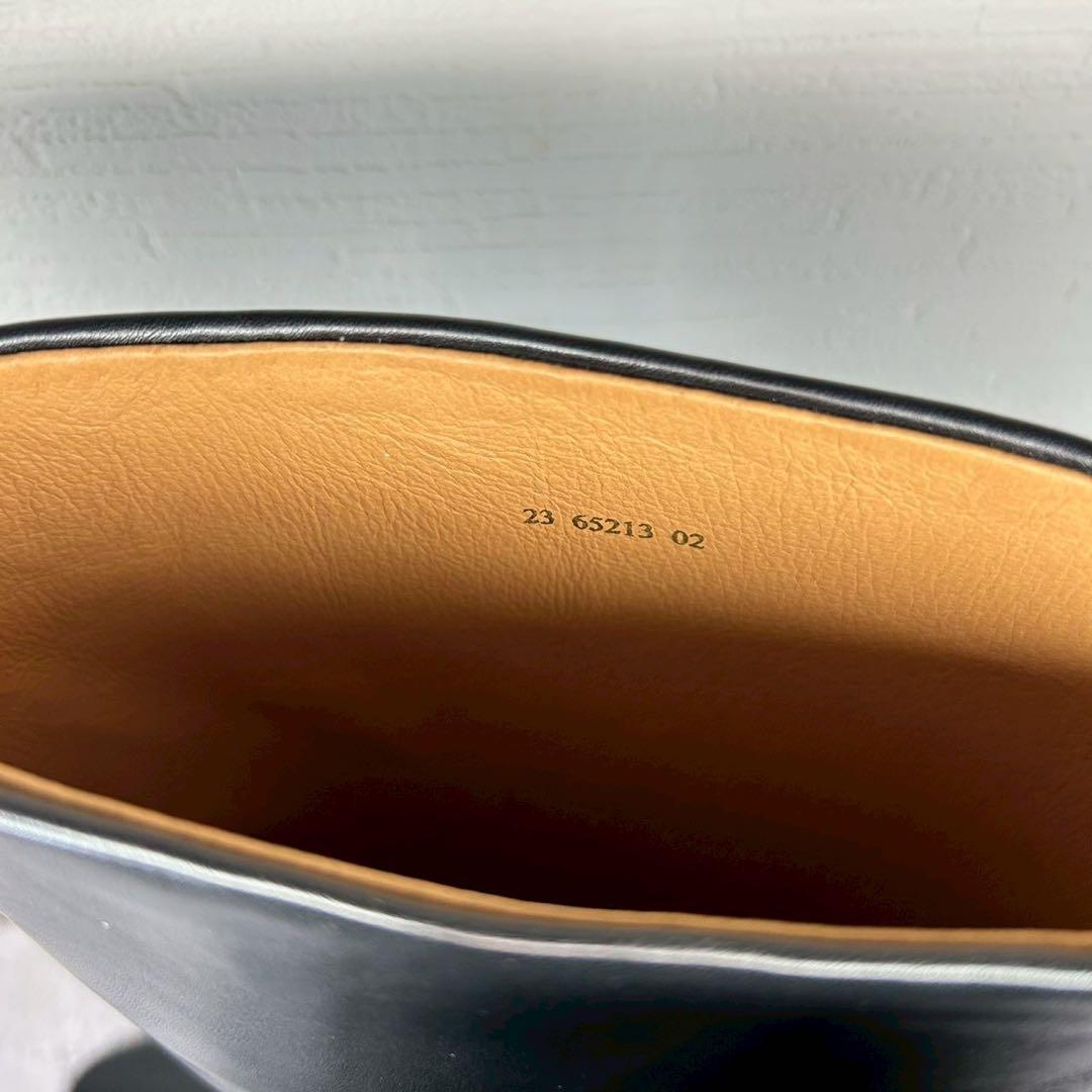 【極美品】ルタロン 2cmワイドシャフトロングブーツ LL レザー