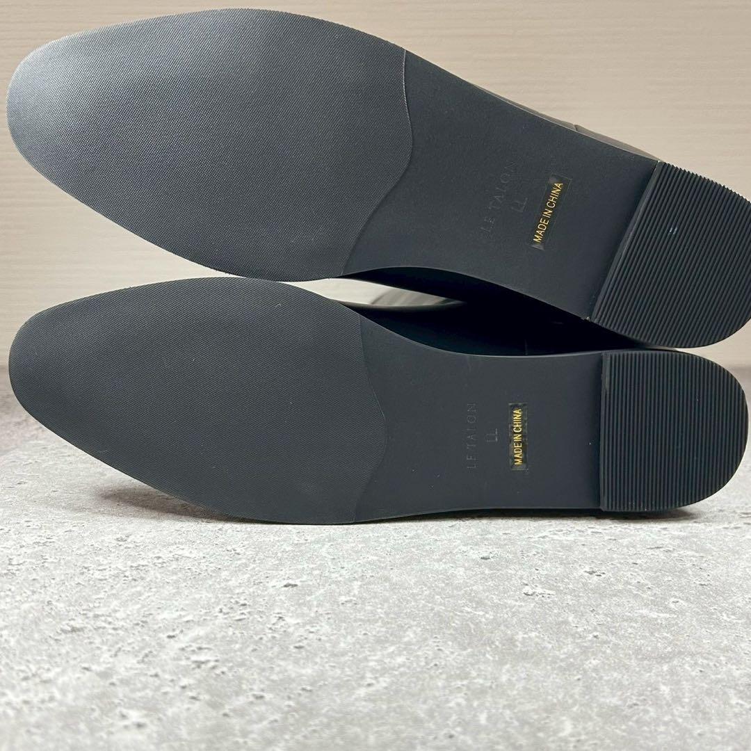 【極美品】ルタロン 2cmワイドシャフトロングブーツ LL レザー