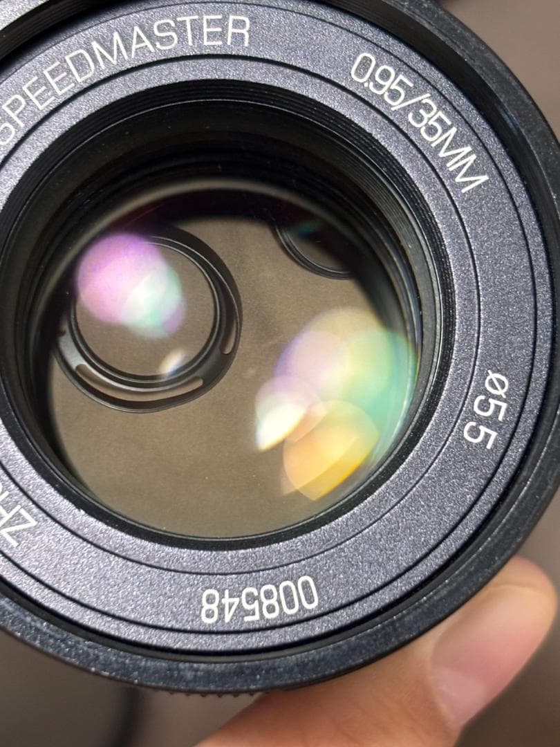 中一光学 Xマウント マニュアル 35mm F0.95 フィルター+フード付き