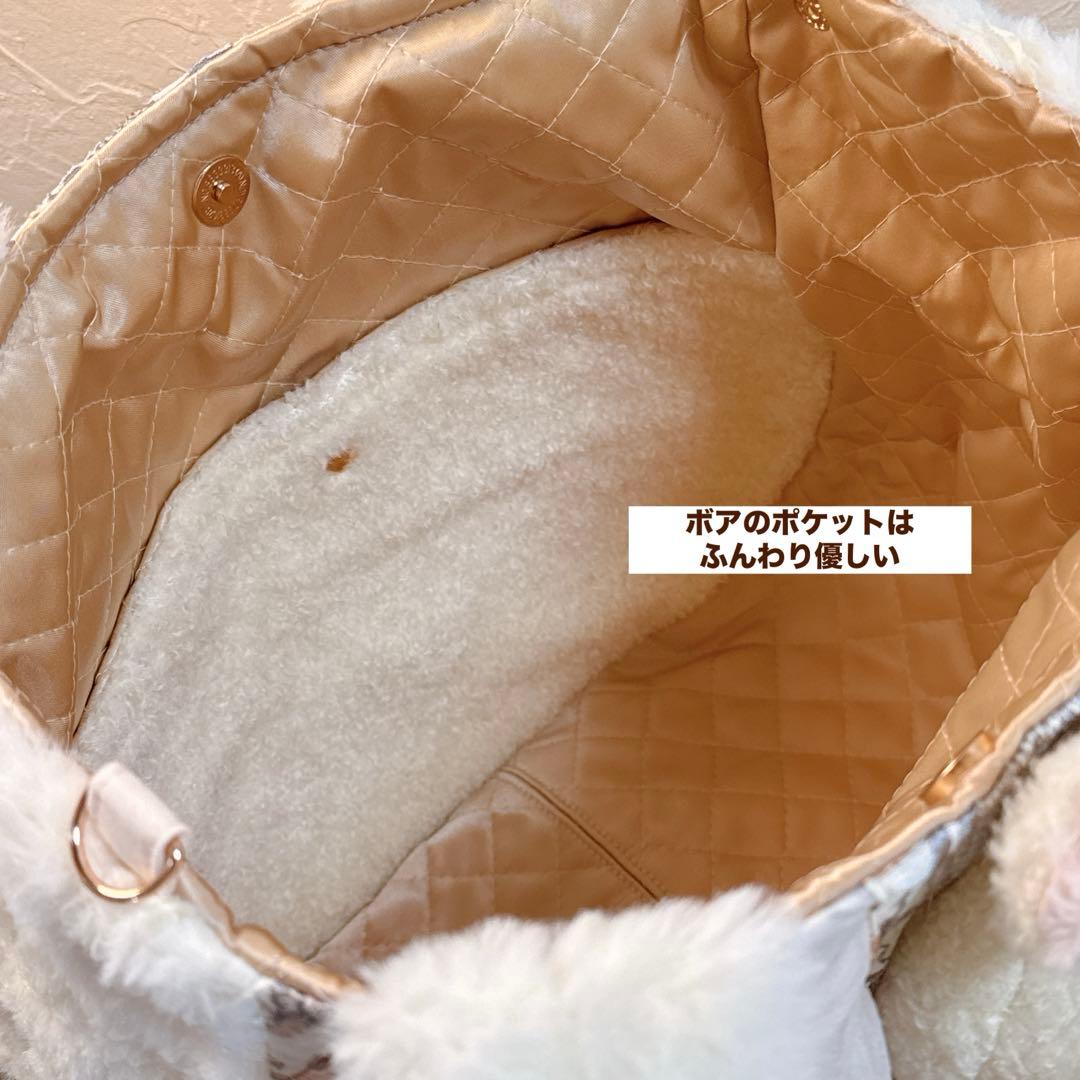 あ*き様 コヤンイサムチョン♡新柄インド刺繍のうさミルクちゃんのラウンドトートバ