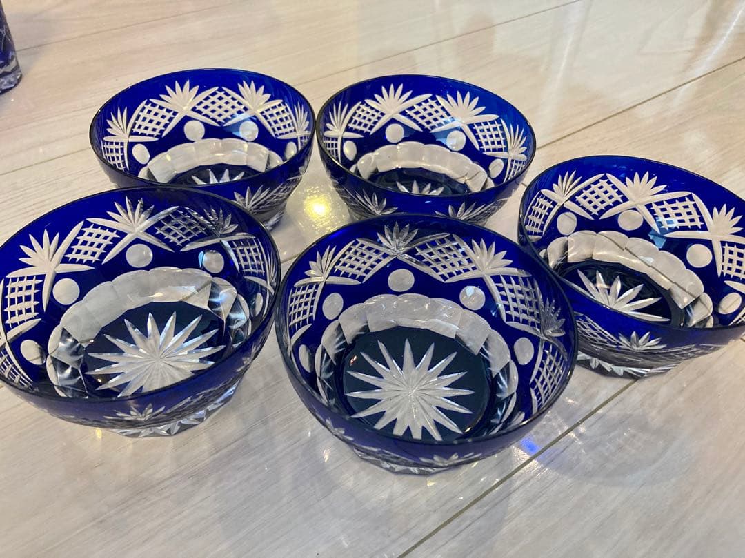 【格安！】切り子食器美品16個セット/切子