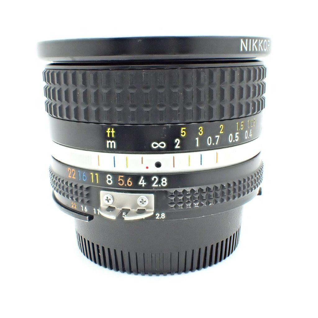【動作確認済】Nikon Ai-s 20mm f2.8 純正付属品&初期保証付