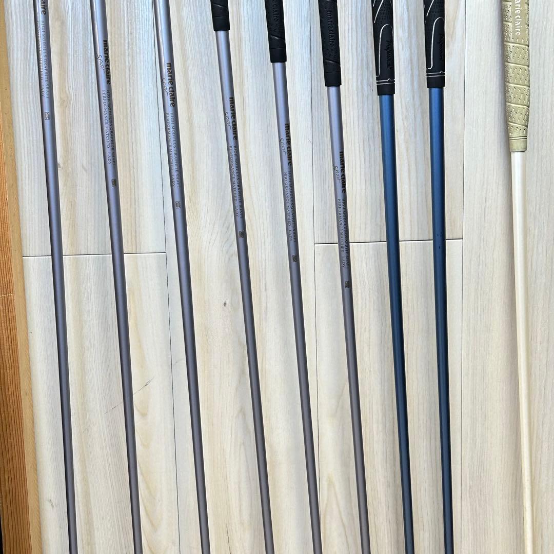 【レディース右】マリクレール ubiz レディースゴルフセット　初心者　デビュー