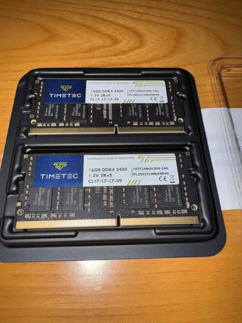 あ*愛様 【新古】Timetec 32GB Kit (2x16GB) ノートPC