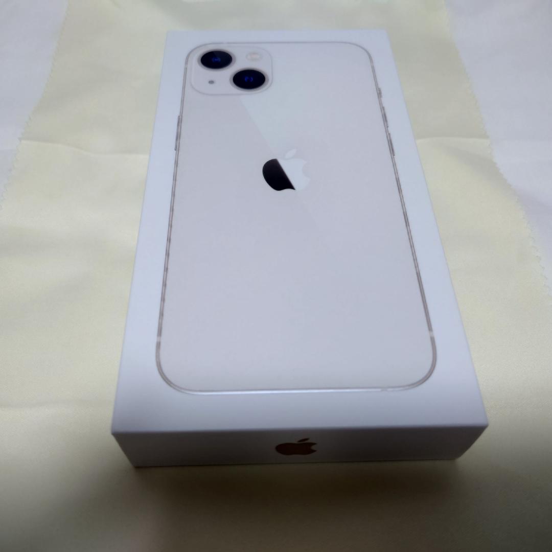 [新品・超美品] Apple iPhone 13 スターライト SIMフリー