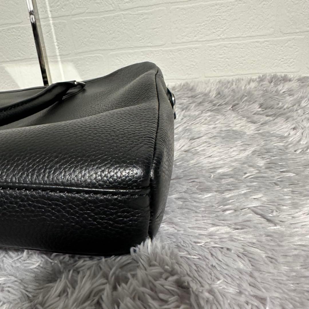 未使用級美品　MURA ムラ　ビジネスバッグ　ブラック　黒　レザー