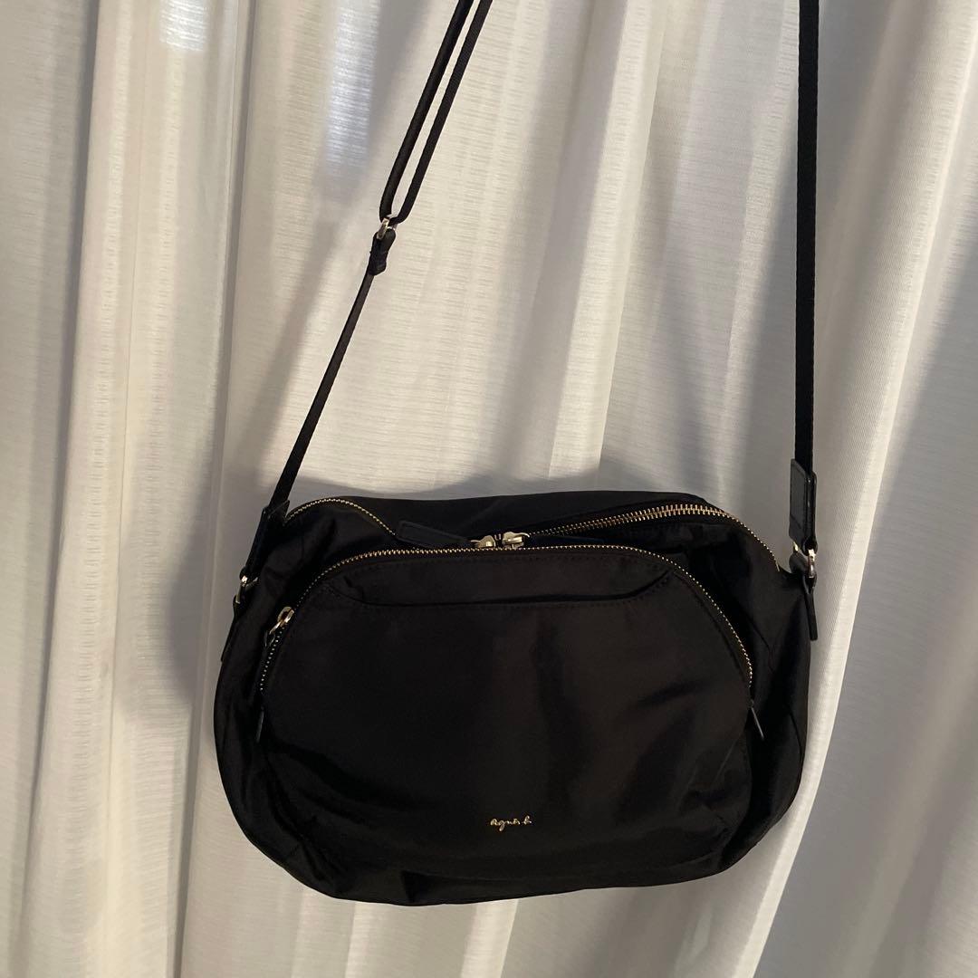 アニエスベー ナイロンショルダーバッグ FT-03A-05