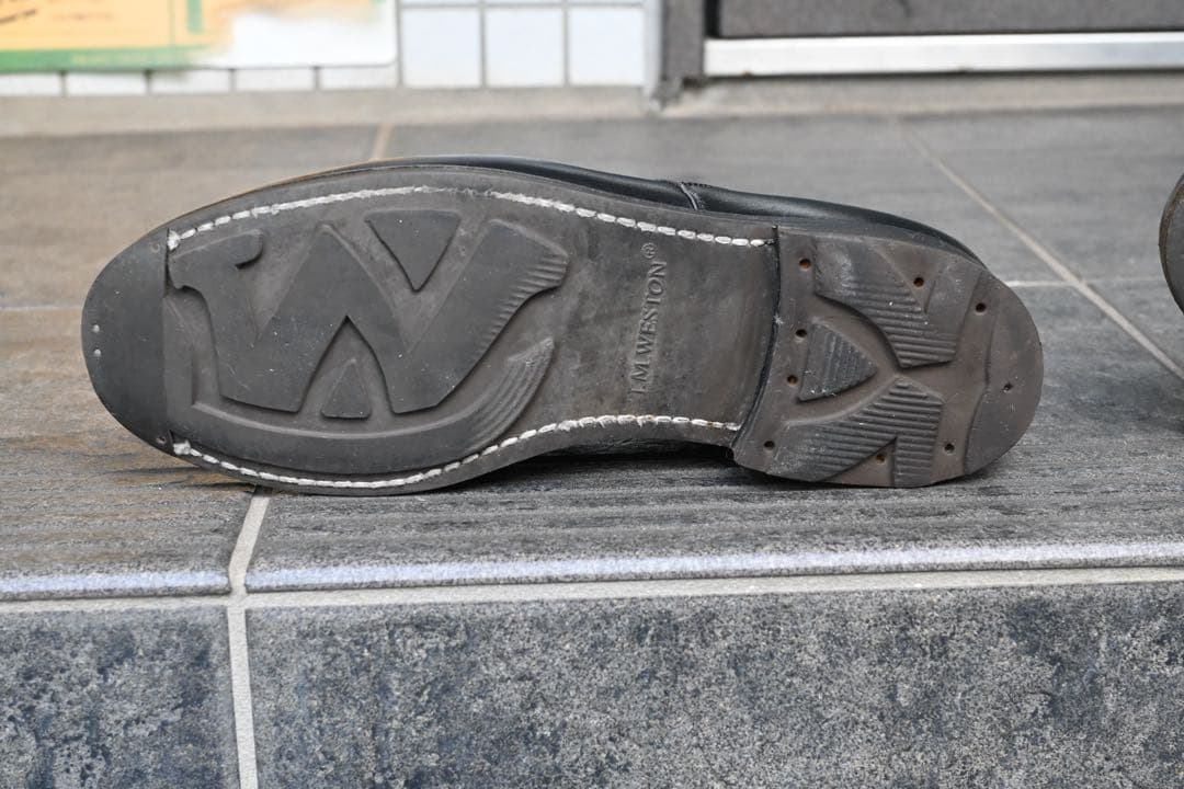 J.M. WESTON ゴルフ641 5/D 使用感あり 純正シューツリー付