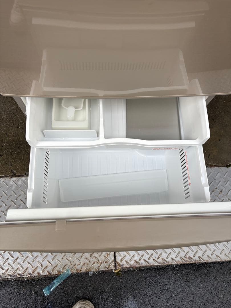 Panasonic 3ドア冷蔵庫 クリーム色2019年