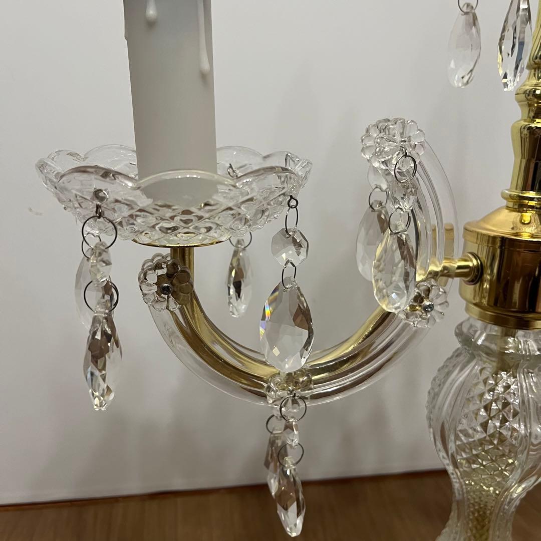 お値下中 アンティークライト　 タッチセンサーライト キャンドル型シャンデリア