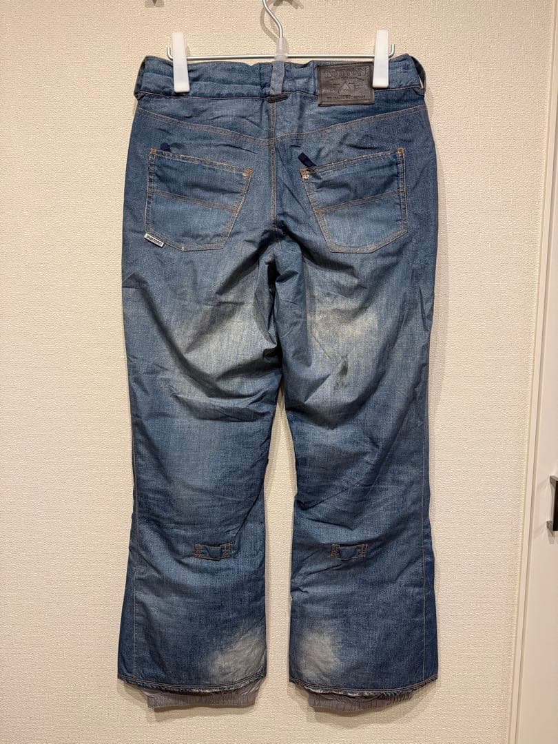 BURTON GORE-TEX スノーボード パンツ デニム Sサイズ バートン