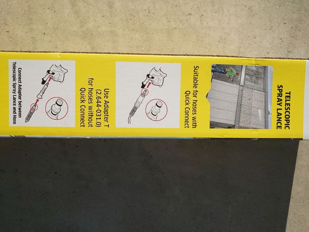 値下げ　ケルヒャー　高圧洗浄機用延長パイプ 1.20m-4m　外壁洗浄