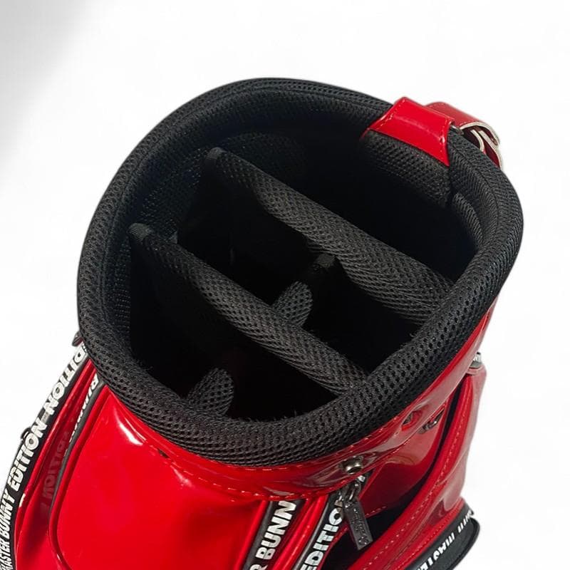 マスターバニーエディション キャディバッグ ロゴ レッド 5分割 9.5型