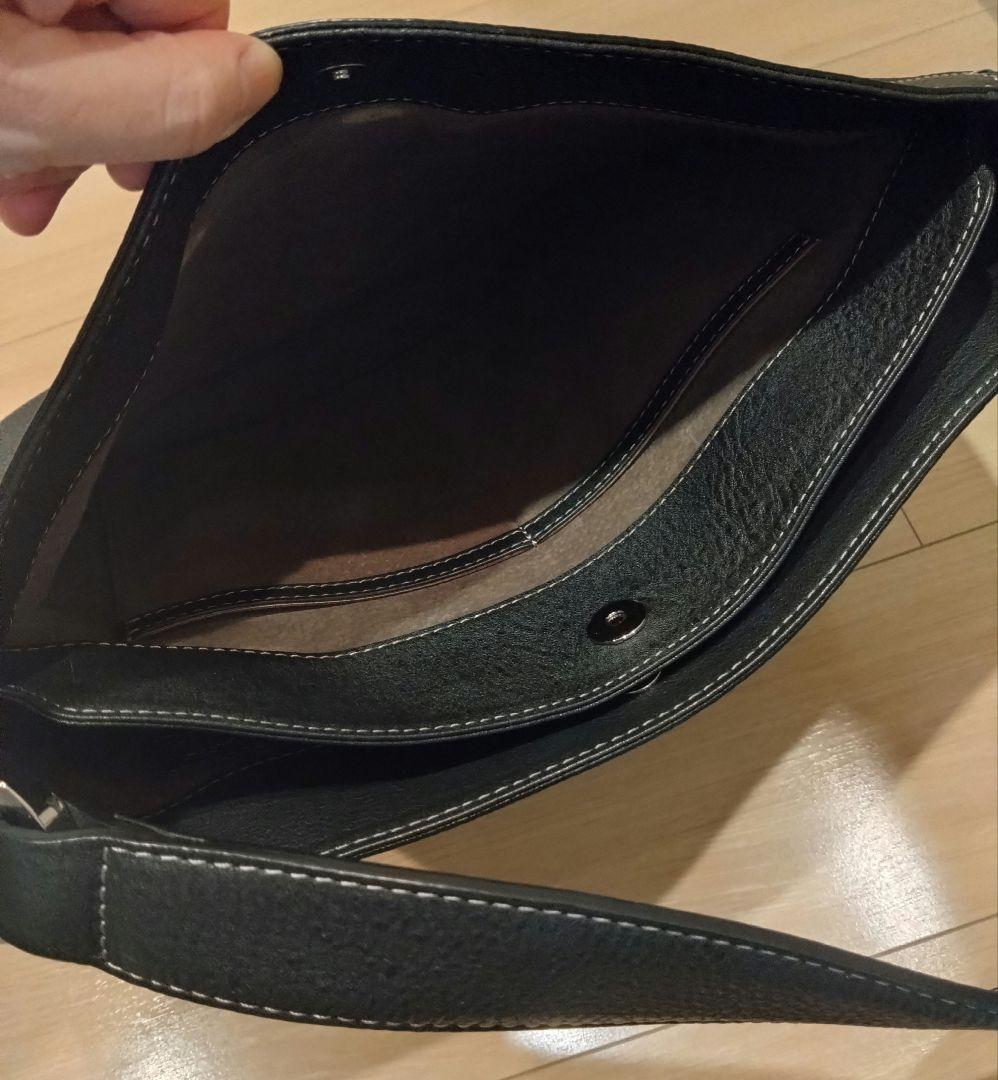 美品 土屋鞄製造所 ワンハンドル ショルダーバッグ ブラック