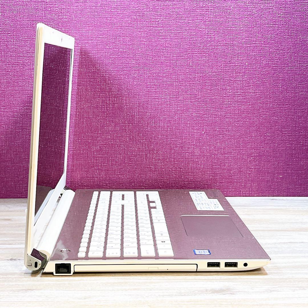 おしゃれゴールド✨6世代i5✨メモリ8G✨すぐ使えるノートパソコン✨カメラ✨美品