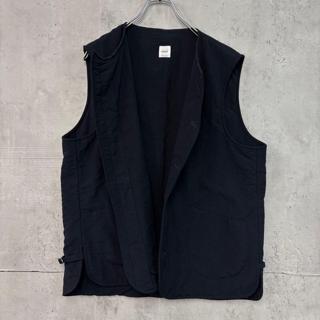 ARAN アラン リップストップ 高密度 ナイロン タフタ 中綿 ベスト 5