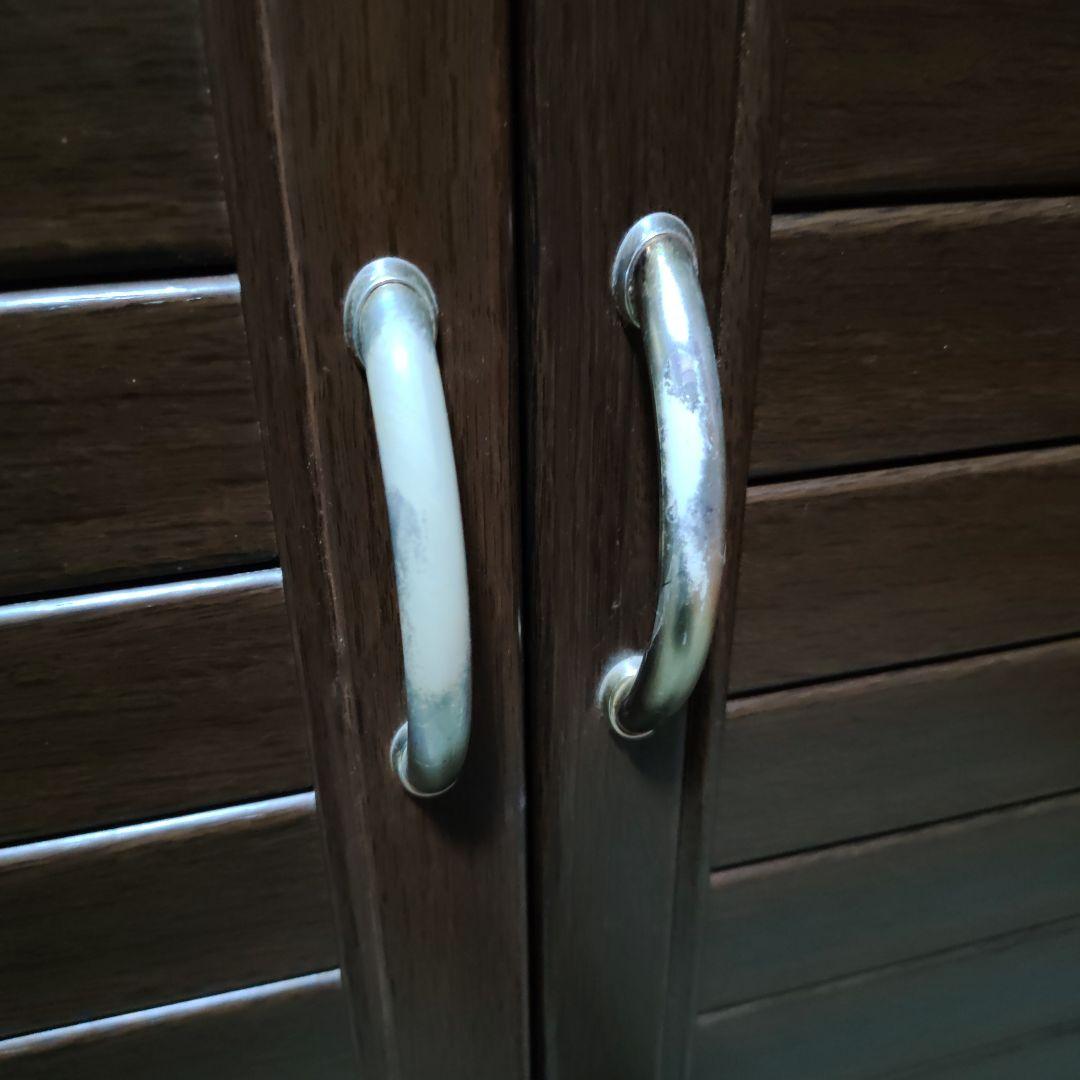 ​【送料込】大型扉付き書棚 本棚 キャビネット／大容量・ガラス扉＆可動棚