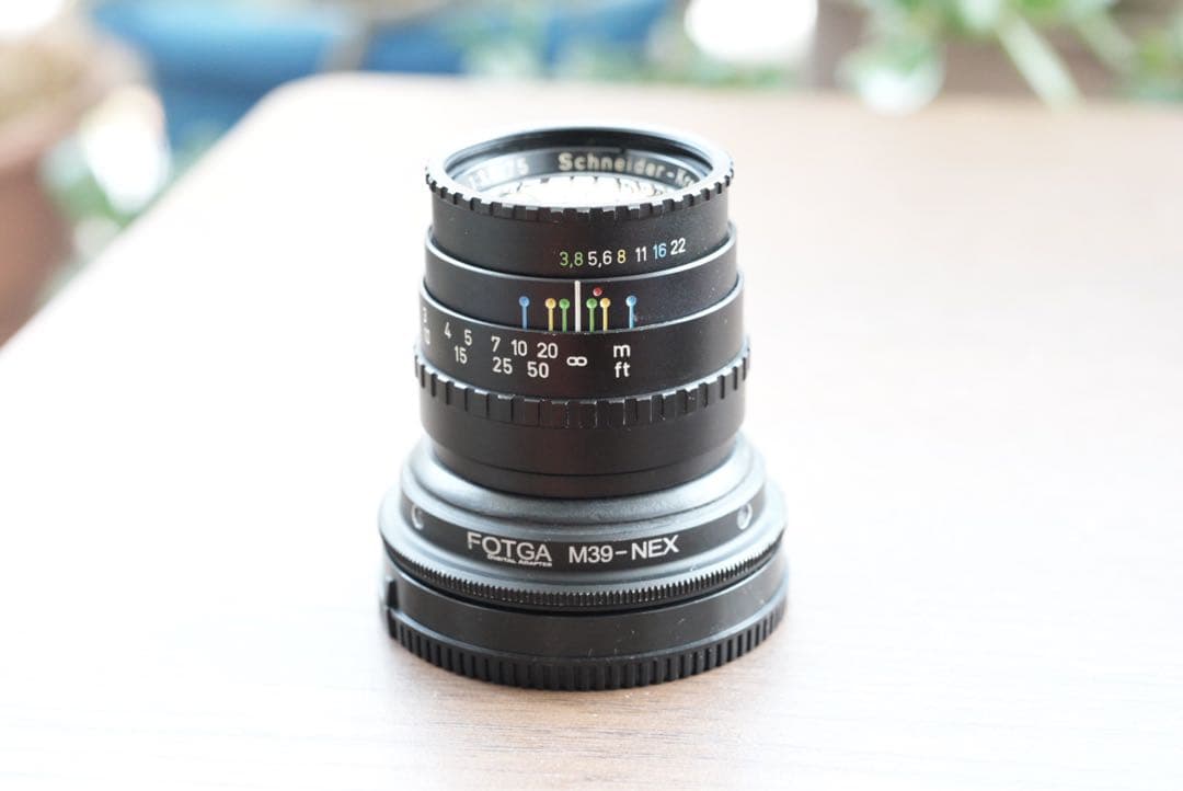 超希少 Eマウント改造 Tele-Xenar 75mm F3.8