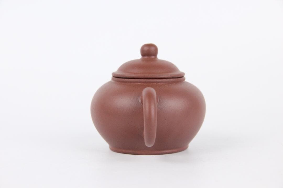 荊渓惠孟臣製 唐物 朱泥 水平 壺 煎茶 急須 紫砂 宜興 窯 ES1-14