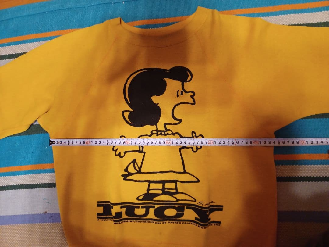 SNOOPY メイヨスプルース 60年代 ビンテージスウェット LUCY