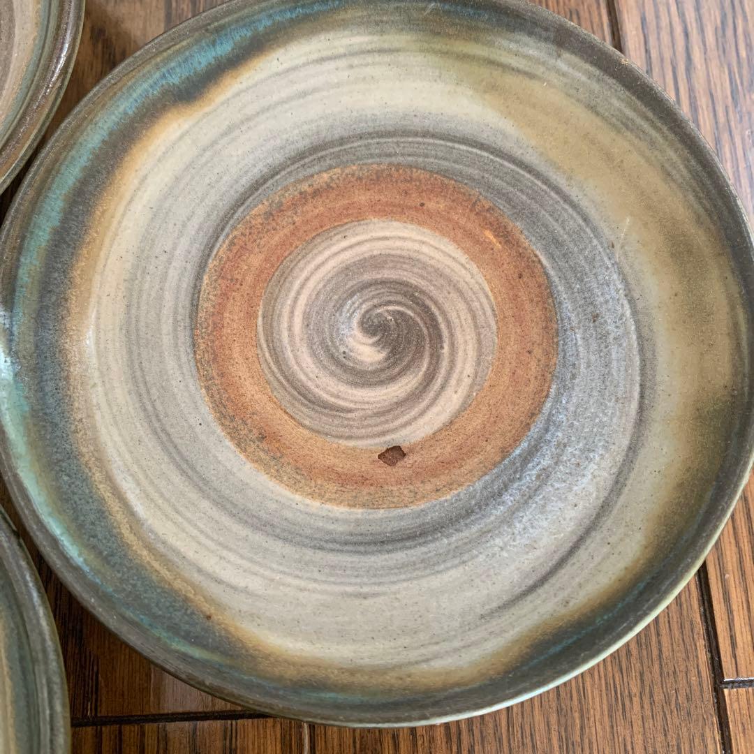 やちむん★コーヒーカップ＆受け皿6客セット★松田共司★読谷山焼北窯★沖縄焼き物