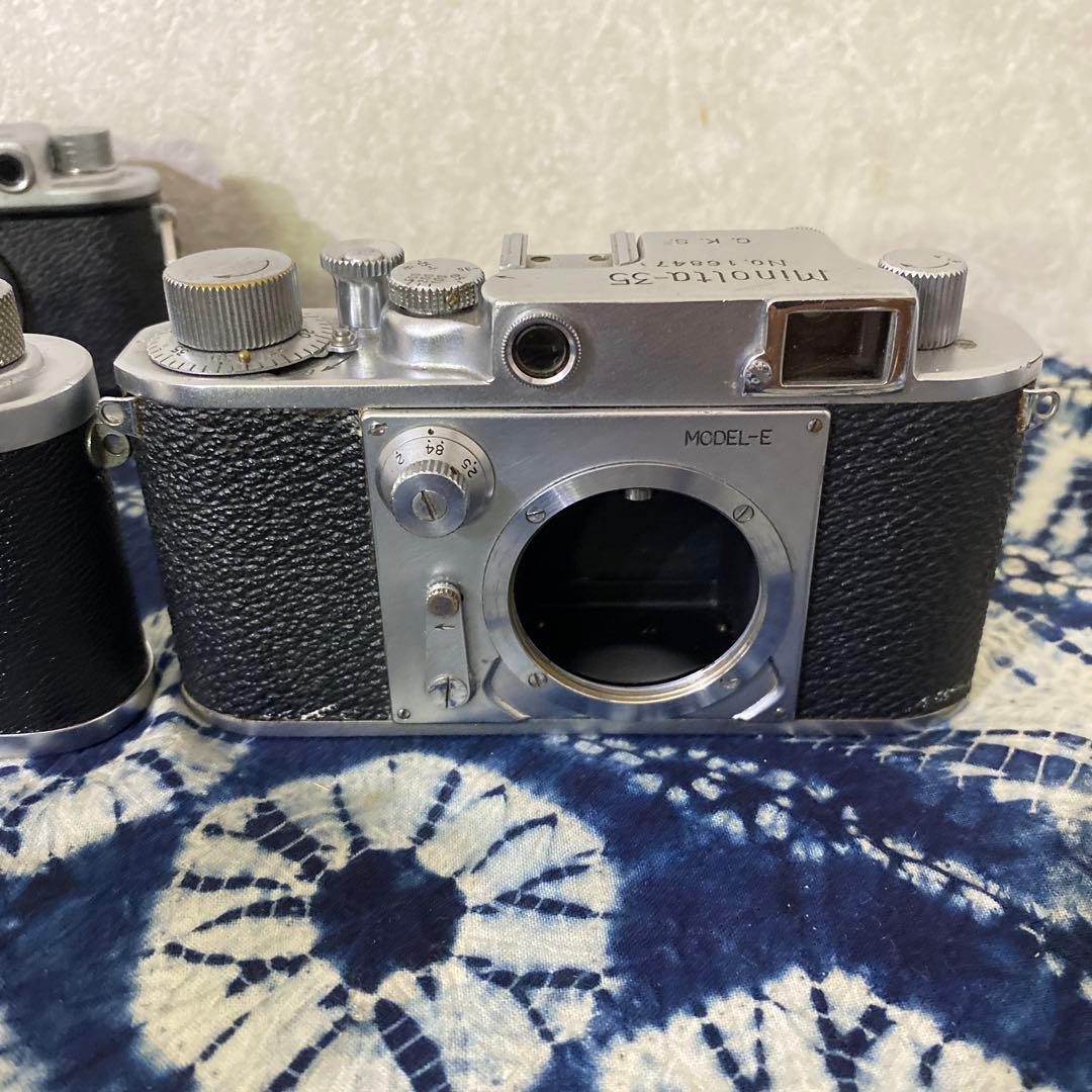Tanack leotax nicca MINOLTA35 4個バルナックカメラ