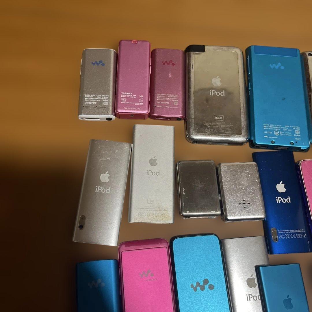 Sony WALKMAN iPodなど25個まとめ売り ジャンク品