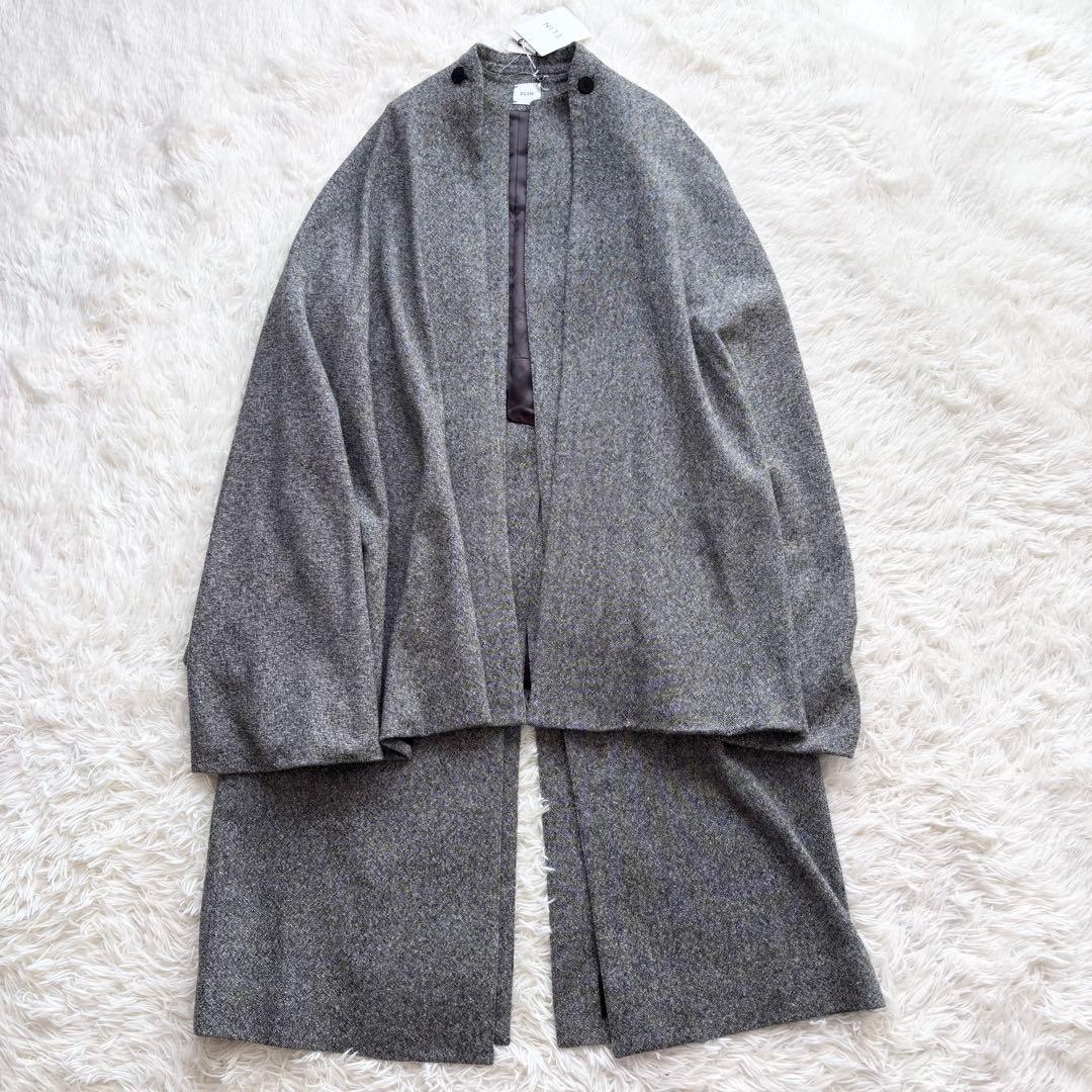 ELIN エリン Tweed inverness coat インバネス コート