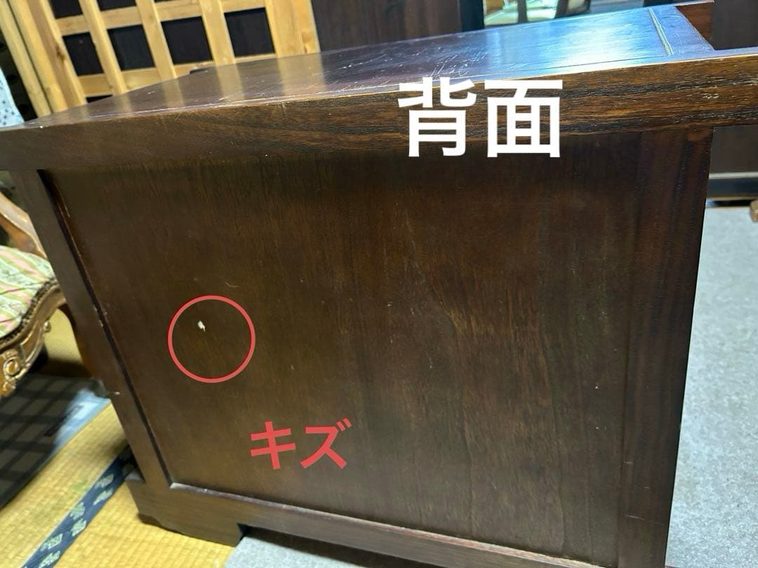 車ダンス　収納家具　龍　からくり箪笥　引出し