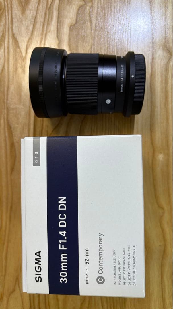 SIGMA シグマ 30mm f1.4 DC DN Zマウント保護フィルター付き