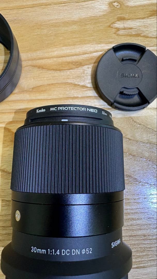 SIGMA シグマ 30mm f1.4 DC DN Zマウント保護フィルター付き