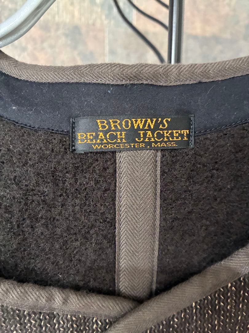 FULLCOUNT フルカウント ブラウンズビーチ ベスト 42 ビーチクロス