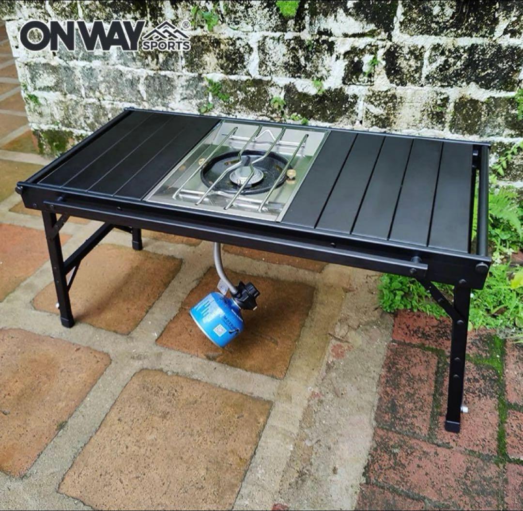 ★ONWAY SPORTS★アルミIGTテーブル★OW-8242★BLACK★