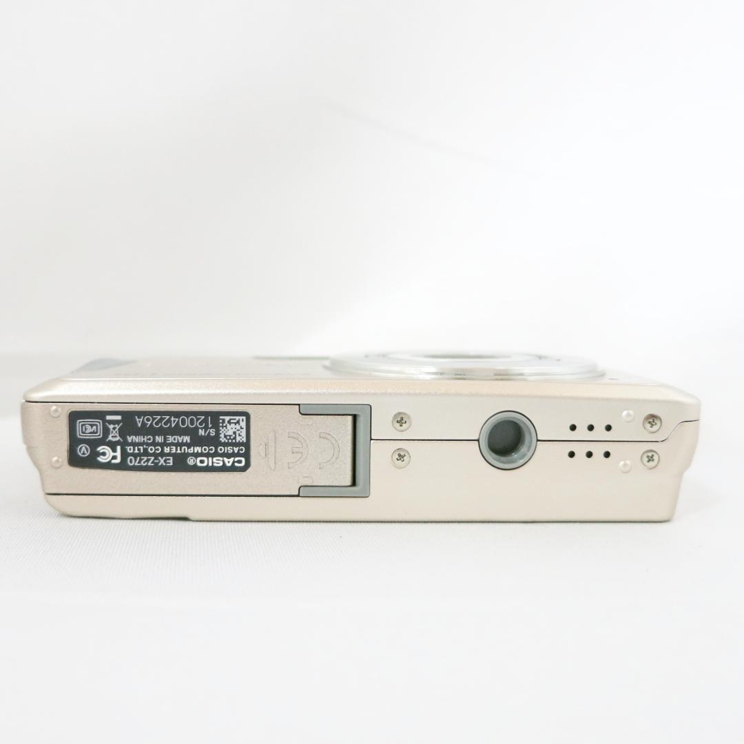 【美品】デジタルカメラ CASIO EXILIM EX-Z270 シルバー