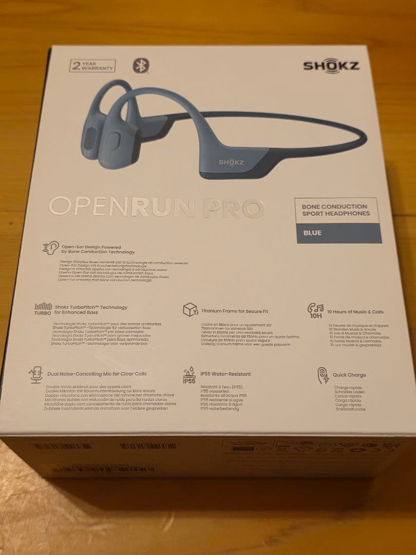 SHOKZ OPENRUN PRO S810 骨伝導イヤホン ブルー