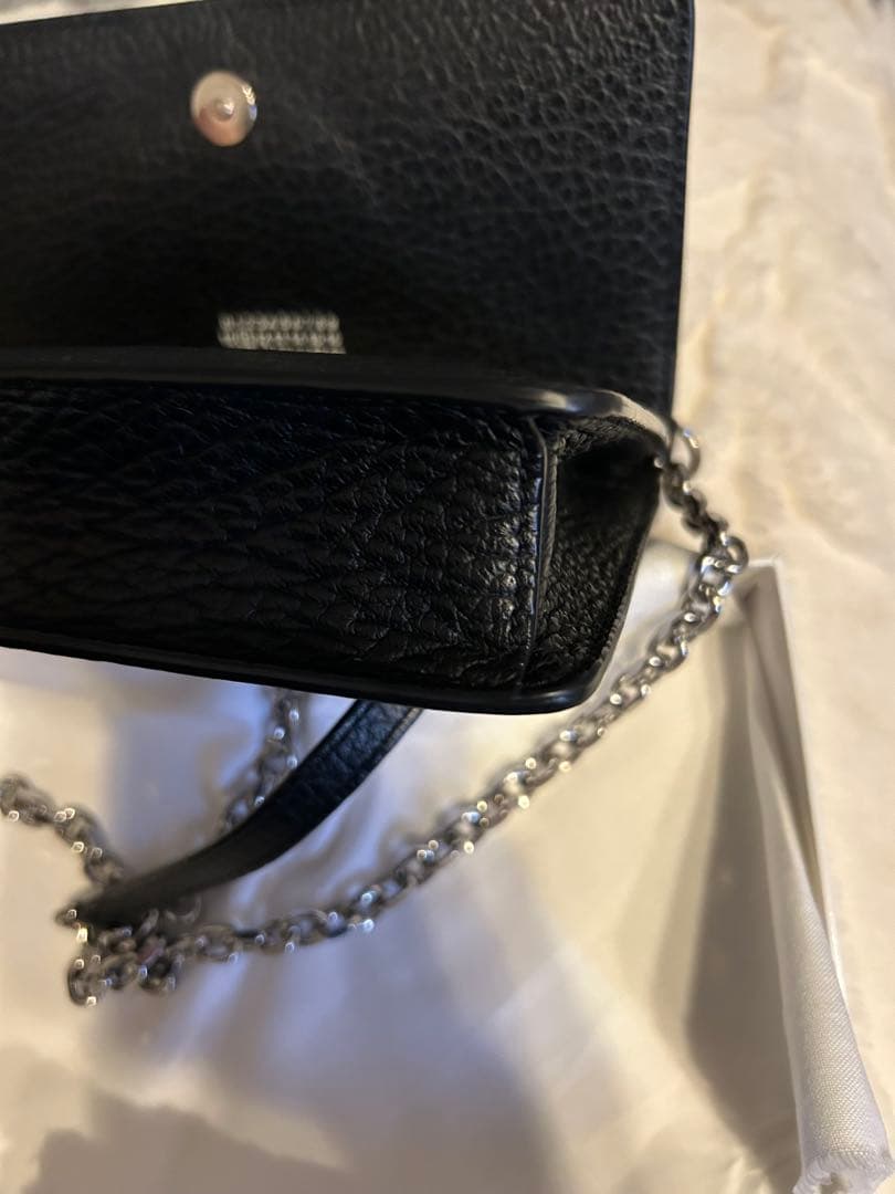 Maison Margiela ブラックチェーンウォレットふ
