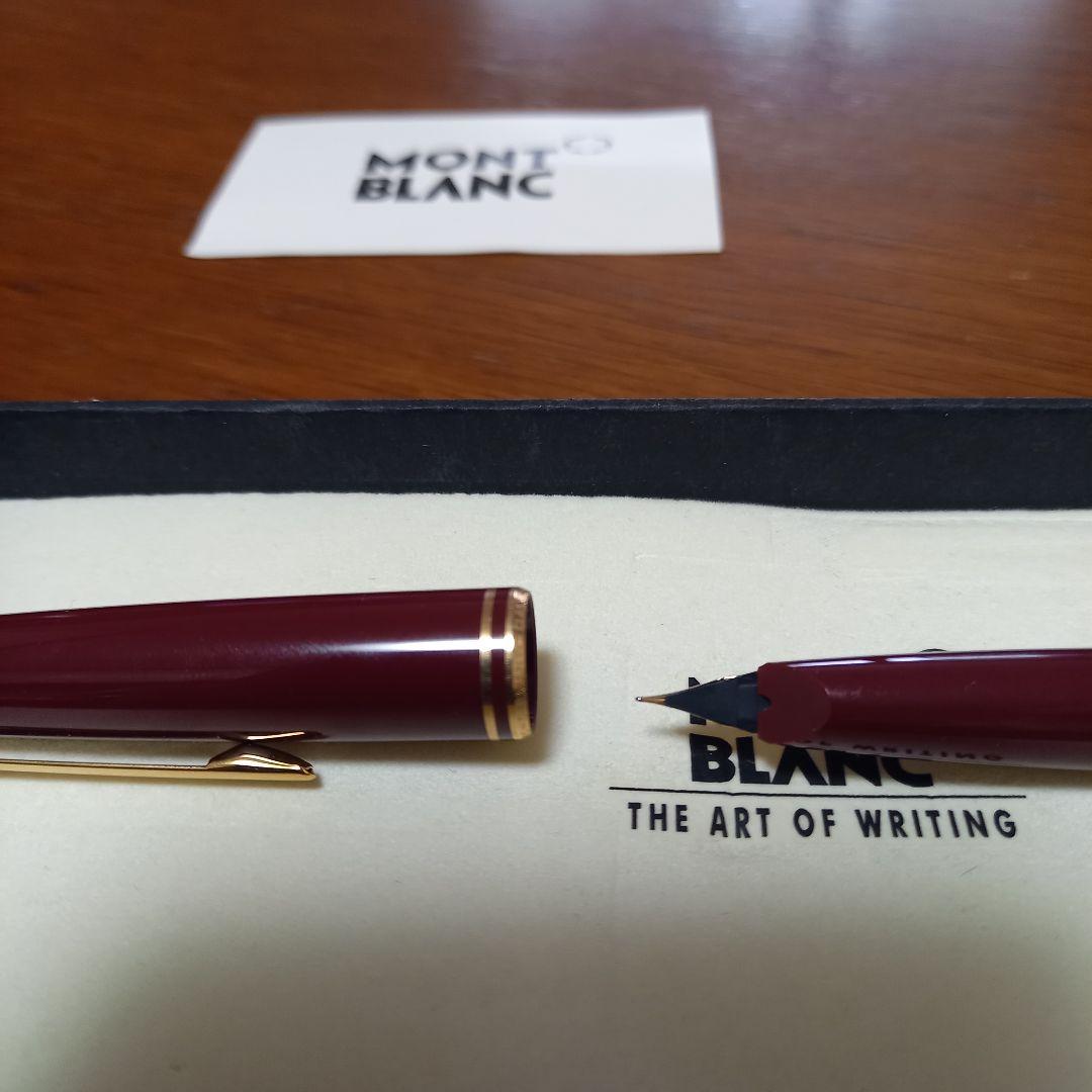 MONT BLANC バーガンディ 万年筆 EF 未使用