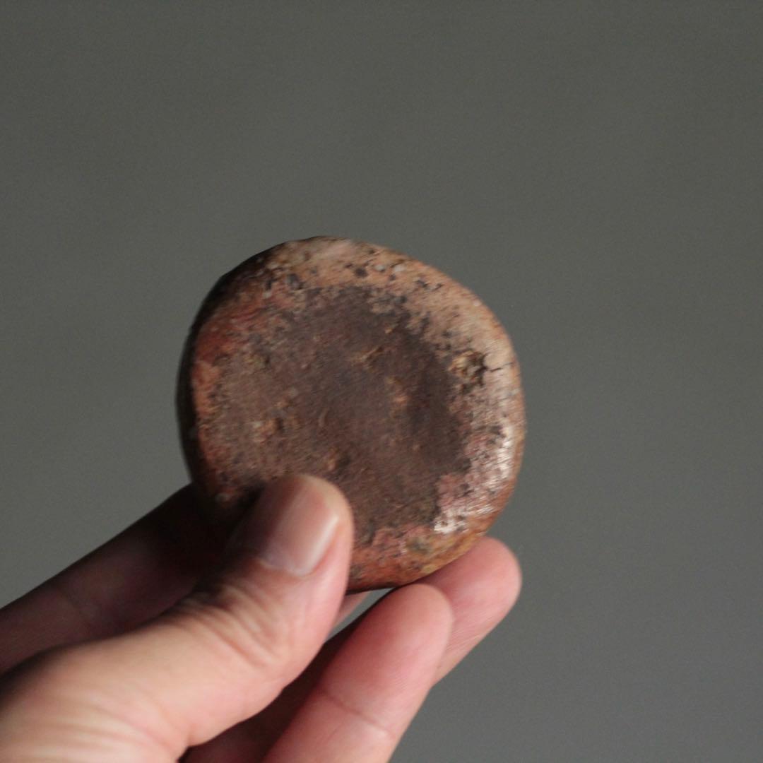 信楽 黴餅 香合 茶道具 古美術 古道具 アンティーク