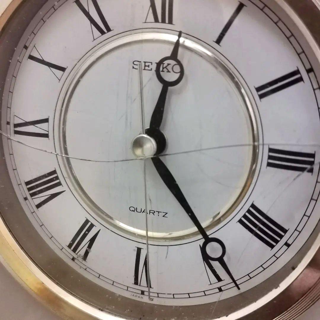 【骨董品】大理石のレトロな置時計