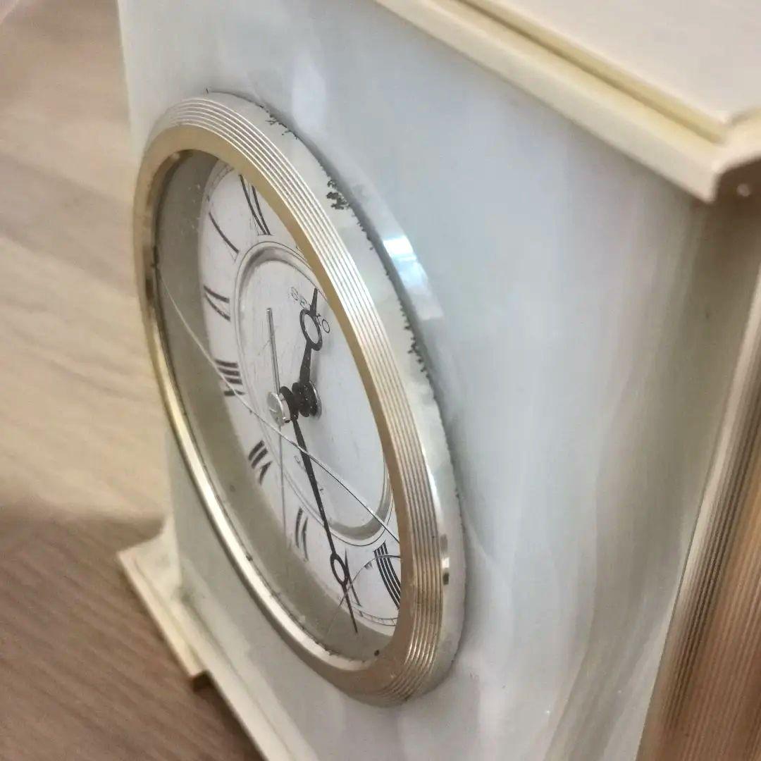 【骨董品】大理石のレトロな置時計