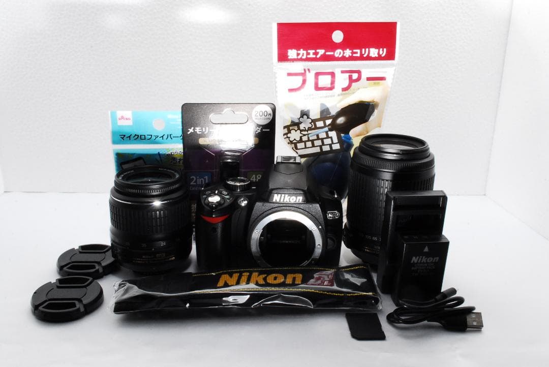 ❤️初心者歓迎❤️ Nikon D60 ダブルレンズセット 簡単操作 大人気