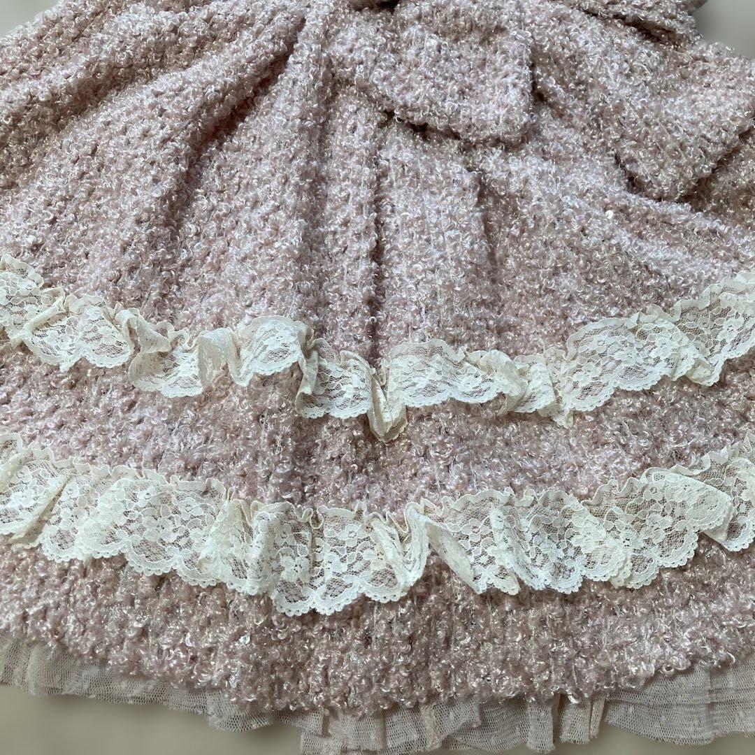 希少LIZ LISA ピンク ノースリーブミニワンピース　ミニドレス