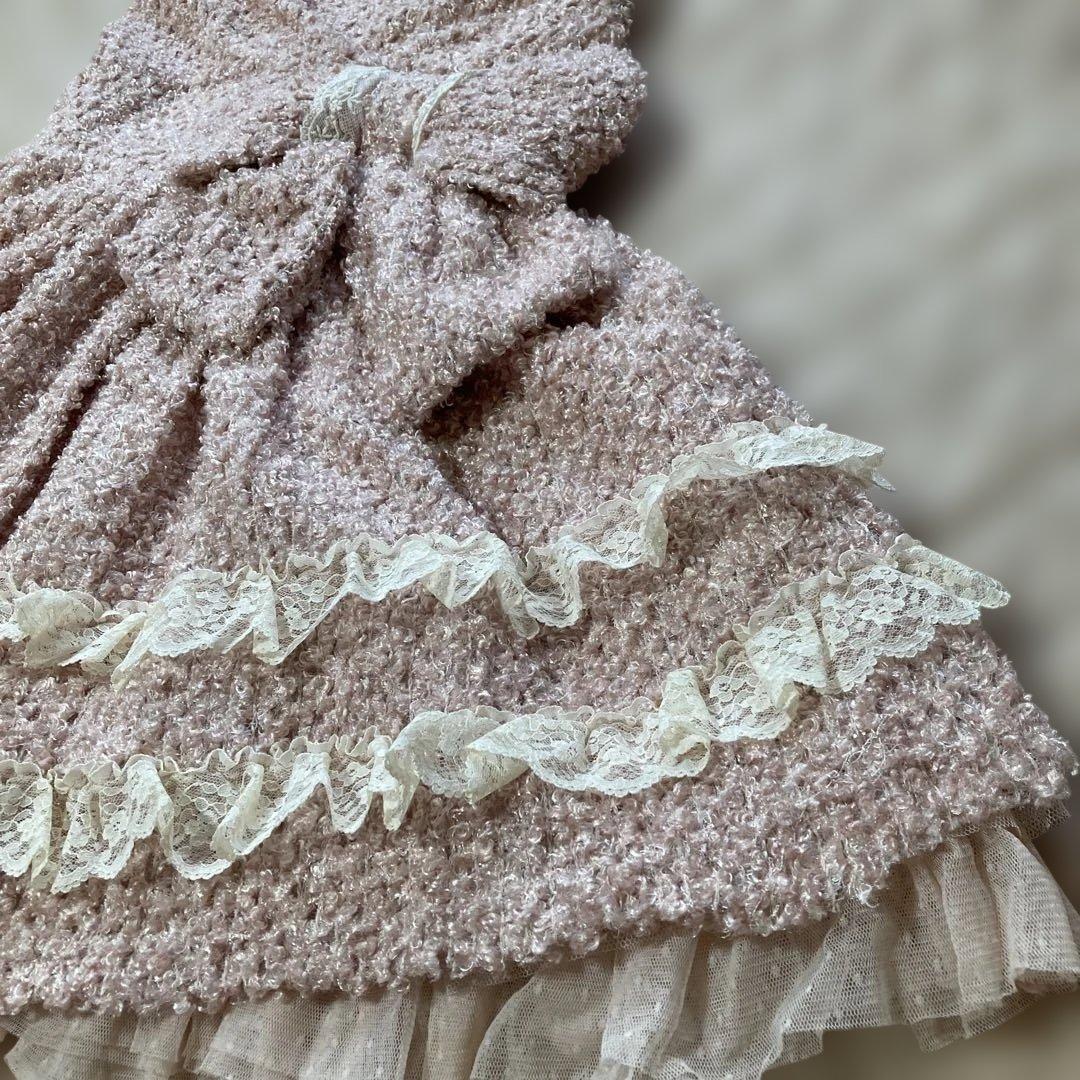 希少LIZ LISA ピンク ノースリーブミニワンピース　ミニドレス