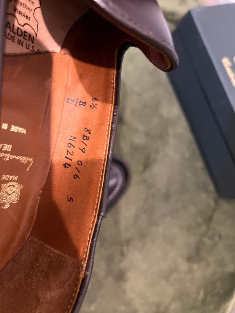 最終値下Alden ビームス別注　コードバンローファー　N6214 スリッポン